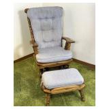Glider Rocking Chair w/ Ottoman