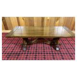 Wooden Coffee Table with Turned Legs