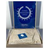 White Cotton Throw Blanket