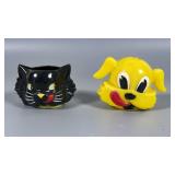 Two Plastic Animal-Themed Containers