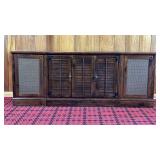 Vintage Stereo Console with Garrard Turntable