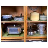 Pots, Pans, and Electric Skillet