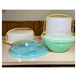 Tupperware Cake and Bowl Storage Containers