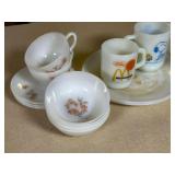 Fire King White Milk Glass Dishware