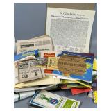 Vintage Ephemera and Booklets