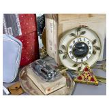 Clock, Game, Mirror, Photo Boxes, Butter Dish, Bag
