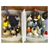 Cleaning Products and Two Storage Bins