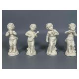 Four Porcelain Figurines by Candle Art