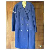 Vintage USAF Wool Overcoat with Insignia