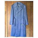 Vintage USAF Blue Overcoat with Epaulets