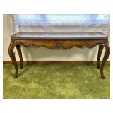 Drexel Heritage Carved Wood Console Table
