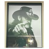 Framed Photograph of Individual in Cowboy Hat