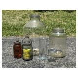 Glass Jars and Lanterns Collection