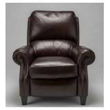 Dark Brown Leather Recliner