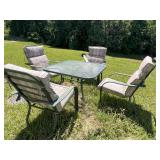 Outdoor Metal Patio Furniture Set with Cushions