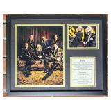 Framed Styx Photo Collage and Discography