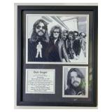 Framed Bob Seger Display With Discography