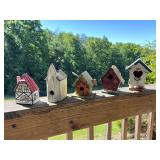 Five Decorative Birdhouses