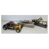 Trio of Metal Die-Cast Vehicle Models with Details