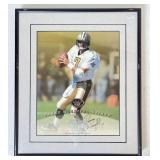 Framed Autographed Danny Wuerffel Saints Photo