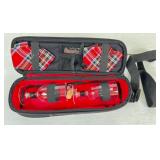 Portable Wine Tote Bag with Glasses