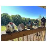 Painted Wooden Birdhouses