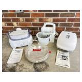 Kitchen Appliances Including Sunbeam and Salton