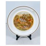 Corelle Ceramic Plate with Scenic Design
