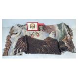Eagle-Themed Textiles and Decorative Items