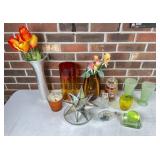 Decorative Glass and Candle Items