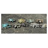 9 Metal Plane-Shaped Wind Spinners