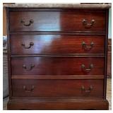 Wooden Chest of Drawers with Marble Top