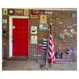Vintage-Style Wall Signs and Americana Decor