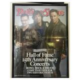 Framed Rolling Stone 25th Anniversary Cover