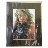 Framed Portrait of a Long-Haired Man