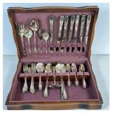 1847 Rogers Bros Silverplate Flatware Set