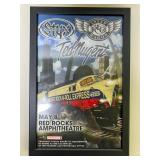 Framed Midwest Rock 'n Roll Express Poster