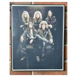 Framed Photograph of Five Musicians