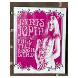Framed 1970 Janis Joplin Concert Poster