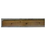 Solid Wood Mantelpiece with Molded Edge