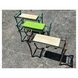 Three Folding Garden Kneeler Seats