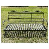 Wrought Iron Outdoor Bench Frame
