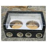 Black Sandblasting Cabinet with Clear Viewing Pane