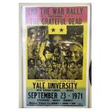 1971 Grateful Dead End the War Rally Poster