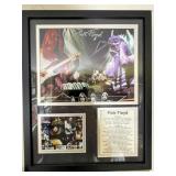 Framed Pink Floyd Memorabilia Display