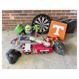 Toys, Pool Noodles, and Decor Items