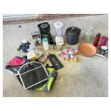 Household Items Including Cookware and Bags