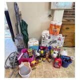 Household Cleaning Supplies and Equipment Lot