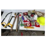 Hand Tools and Safety Equipment Lot