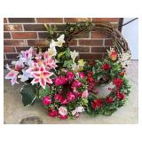 Artificial Floral and Holiday Wreaths